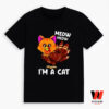 Cheap Meow Cat Turkey Thanksgiving Shirt