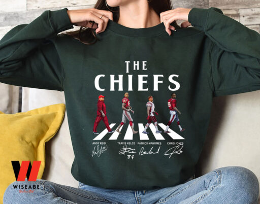 Chiefs Walking Abbey Road Signatures Football Sweatshirt