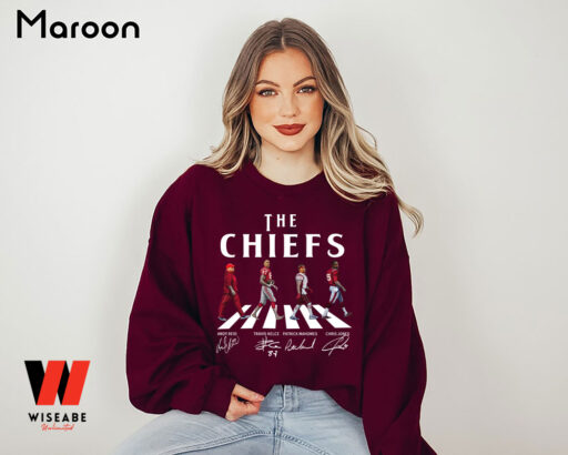 Chiefs Walking Abbey Road Signatures Football Sweatshirt