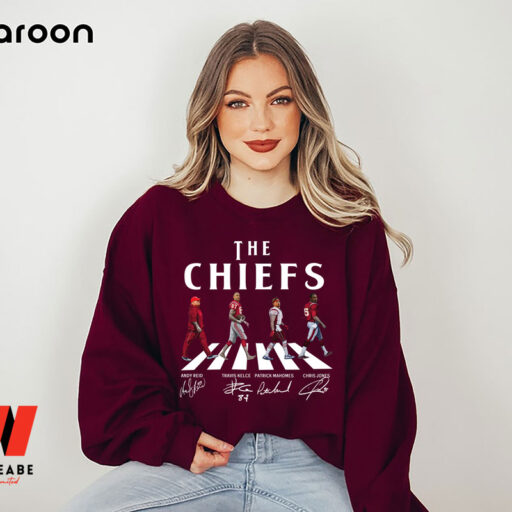 Chiefs Walking Abbey Road Signatures Football Sweatshirt