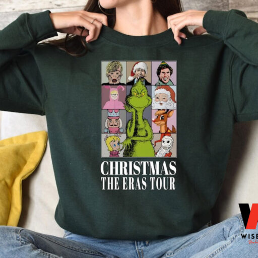 Christmas The Grinch  Eras Tour Sweatshirt