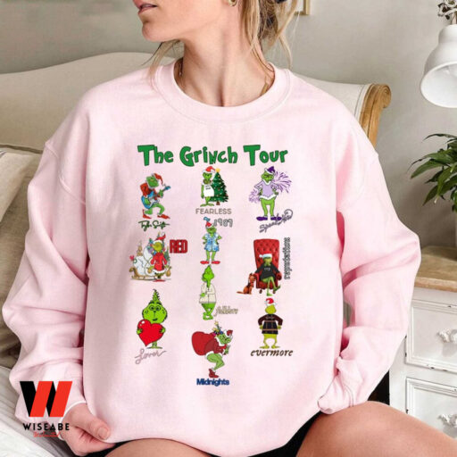 Grinch Tour Shirt, Taylor Swift Christmas Shirt