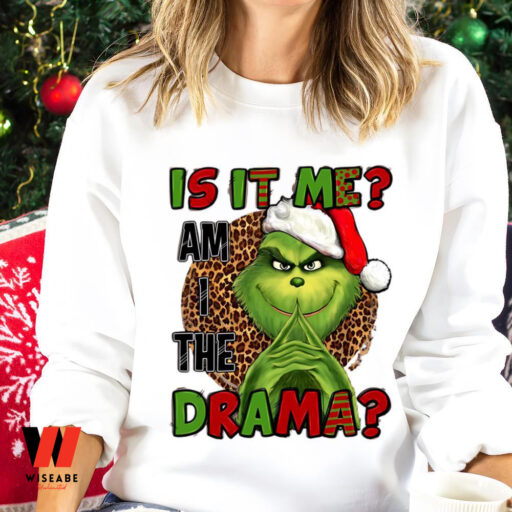 I The Drama Grinch Sweatshirt, Trendy  Grinch Sweatshirt