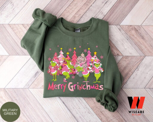 Retro Merry Grinchmas Shirt, Whoville University Christmas Sweatshirt