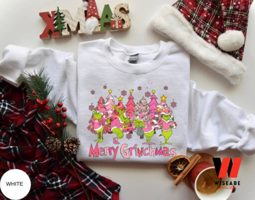 Retro Merry Grinchmas Shirt, Whoville University Christmas Sweatshirt