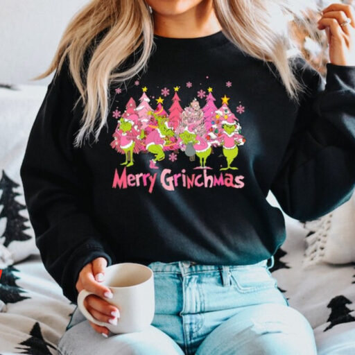 Retro Merry Grinchmas Shirt, Whoville University Christmas Sweatshirt