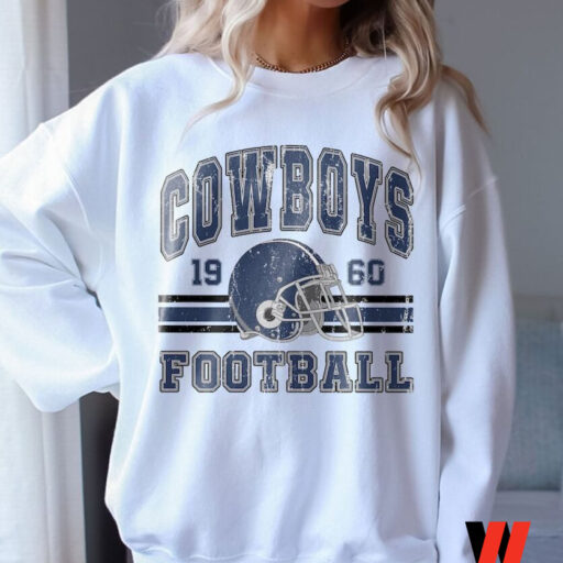 Vintage Cowboys Football Sweatshirt, Retro Style 90s Unisex Crewneck