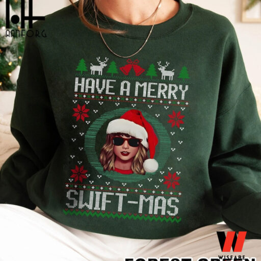 Ugly Merry Christmas Sweatshirt Have A Merry Swiftmas Sweatshirt