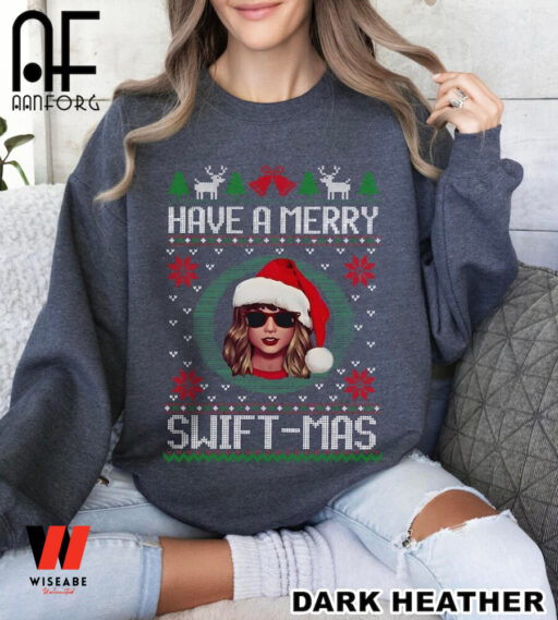 Ugly Merry Christmas Sweatshirt Have A Merry Swiftmas Sweatshirt