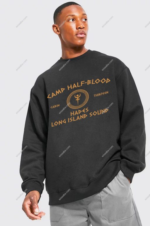 Camp Half Blood Cabin Thirteen Hades Long Island Sound T-shirt