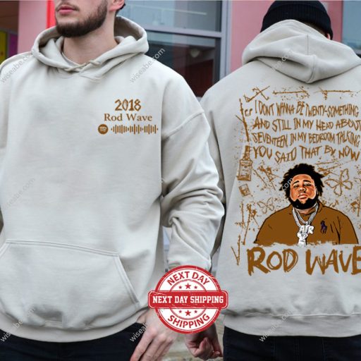 Retro RW 2018 Inspired Hoodie, Vintage Nostalgia Music Tour Aesthetic Shirt, Retro RW Lyrics 2 side Sweatshirt, Rod Wavee Fans Gifts