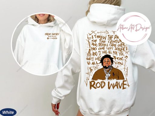 Retro Rod Wave Great Gatsby Lyrics 2 side Hoodie, Sweatshirt, Tshirt