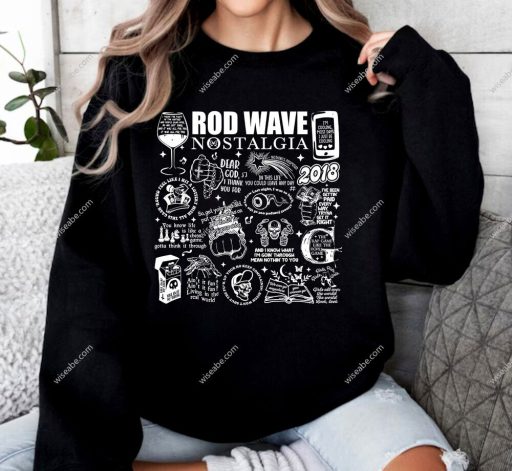 Vintage Nostalgia Track Lists Rod Wave Sweatshirt, Rod Wave Nostalgia Sweatshirt, Rod Wave Shirt