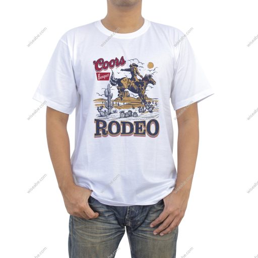 Coors Rodeo T-shirt, West Texas Heritage Event Shirt, The Coors Cowboy Club Ranch Rodeo Shirt