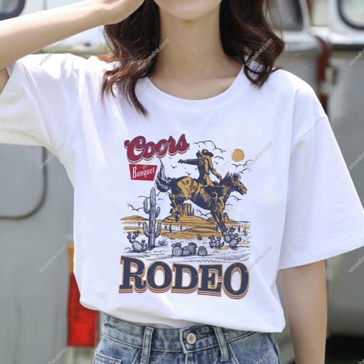 Coors Rodeo T-shirt, West Texas Heritage Event Shirt, The Coors Cowboy Club Ranch Rodeo Shirt