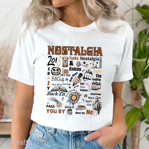 Wiseabe Retro Nostalgia Track Lists Rod Wave Crewneck Sweatshirt, Nostalgia Hoodie, Rod Wave Shirt