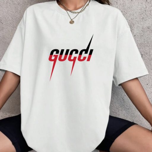 Mailie Sairus Of Gucci, Fake Gucci T Shirt Sand Color, Vinate Gucci T Shirt For Men And Women