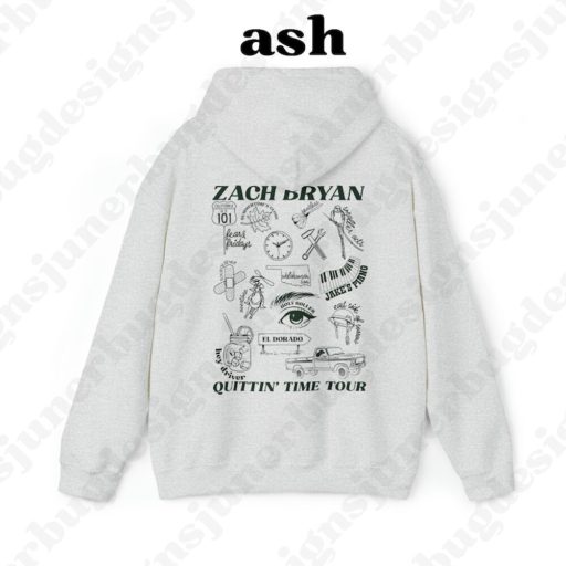 Wiseabe Zach Bryan Quittin Time Tour Gift For Firen T Shirt  – Album Hoodie, Zach Bryan T Shirt GIft For Fan