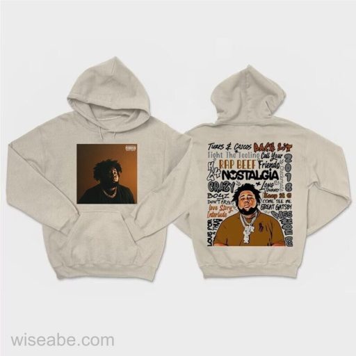 Wiseabe Rod Wave Nostalgia Hoodie, Rap Lovers Gift