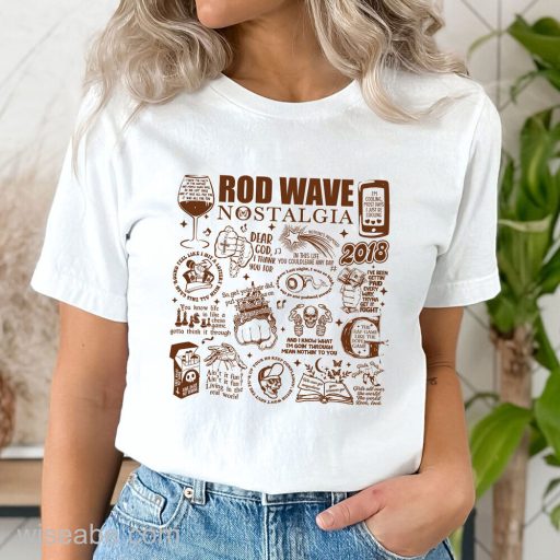 Wiseabe Vintage Nostalgia Track Lists Rod Wave Sweatshirt, Rod Wave Nostalgia Sweatshirt, Rod Wave Shirt