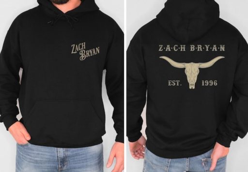 Wiseabe Zach Bryan EST 1996 Sweatshirt & Hoodie, Zach Bryan Bullhead Sweatshirt, Zach Bryan Country Music, Western Shirt, American Heartbreak tour