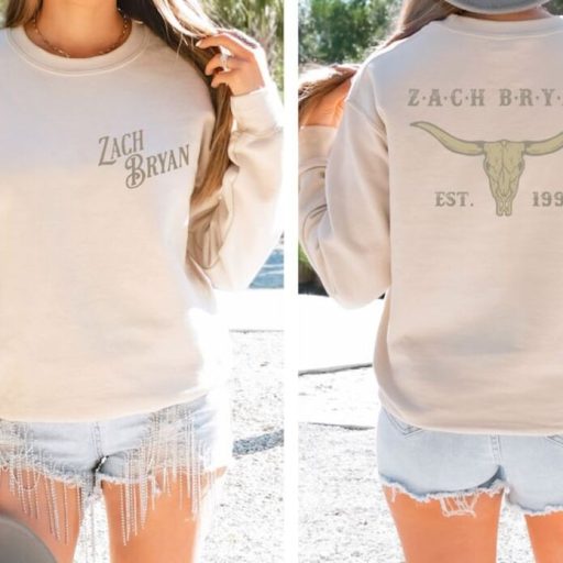 Wiseabe Zach Bryan EST 1996 Sweatshirt & Hoodie, Zach Bryan Bullhead Sweatshirt, Zach Bryan Country Music, Western Shirt, American Heartbreak tour