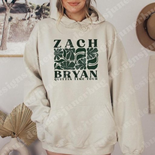 Wiseabe Zach Bryan Quittin Time Tour - Album Hoodie