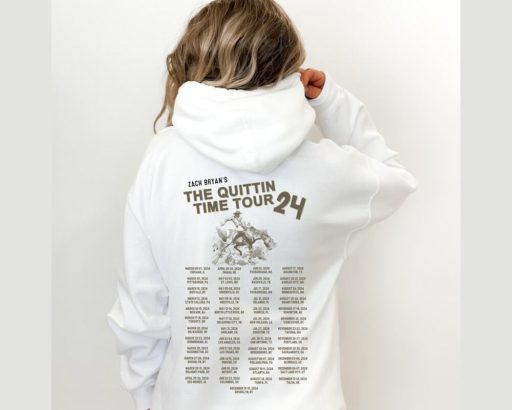 Wiseabe Zach Bryan The Quittin Time Tour 2024 Sweatshirt t Shirt Gift For Men And Women, Country Music Singer, Zachh Bryann Sweatshirt, Zack Brian Concert Fan Shirt, The Quittin Time Tour Hoodie