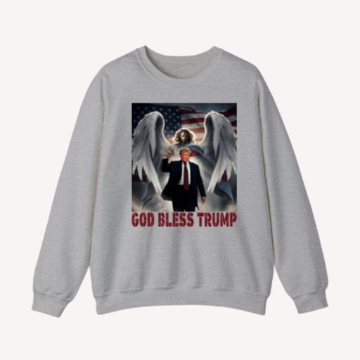 Wiseabe Donald Trump God Bless Trump T Shirt For Men And Women