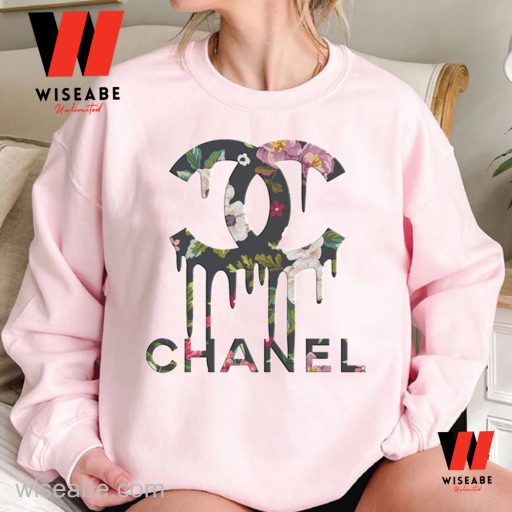 Wiseabe Cheap Floral Dripping Chanel Logo Sweatshirt, Mothers Day Gift