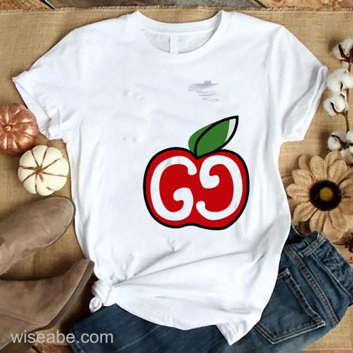 Wiseabe Gucci Apple Shirt, Cheap Gucci T Shirt Womens