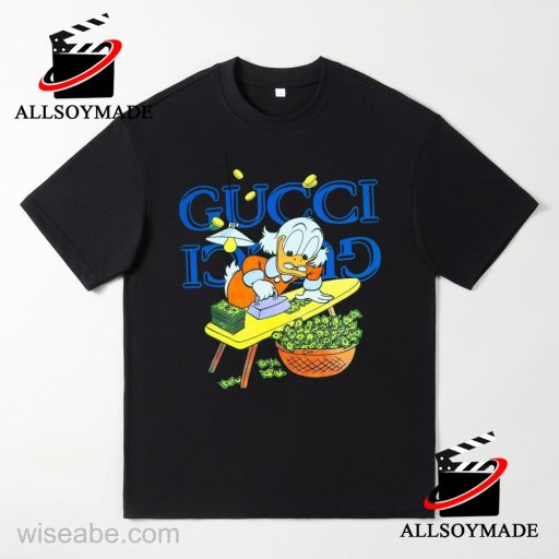 Wiseabe Funny Donal Duck Gucci Disney T Shirt, Gucci T Shirt Womens