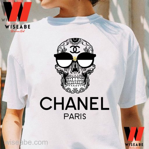 Wiseabe Cheap Chanel Skull Womens Shirt, Chanel Logo T Shirt