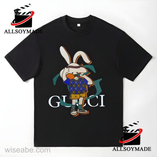 Wiseabe Funny Rabbit Gucci T Shirt Womens, Cheap Gucci T Shirt Mens