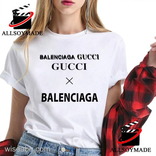 Wiseabe Basic Gucci Balenciaga T Shirt, Cheap Gucci T Shirt Womens