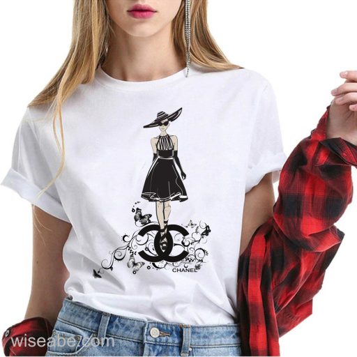 Wiseabe Cheap Coco Lady Chanel Inspired Shirt Women, Birthday Gifts For Mom