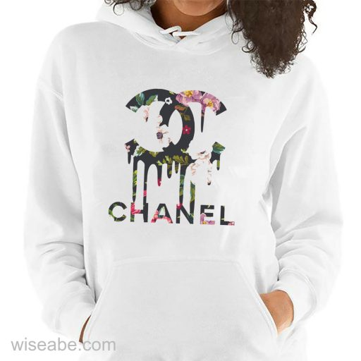 Wiseabe Cheap Floral Dripping Chanel Logo Sweatshirt, Gift For Your Mother