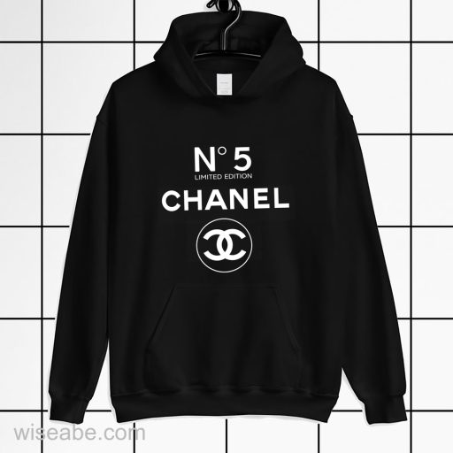 Wiseabe Limited Edition Chanel N5 T Shirt, Logo Chanel T Shirt Womens