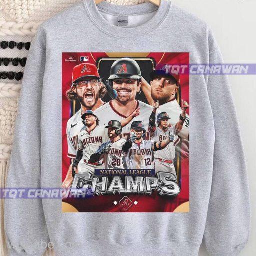 Wiseabe Arizona Diamondbacks National League Champs Baseball Poster Sweatshirt