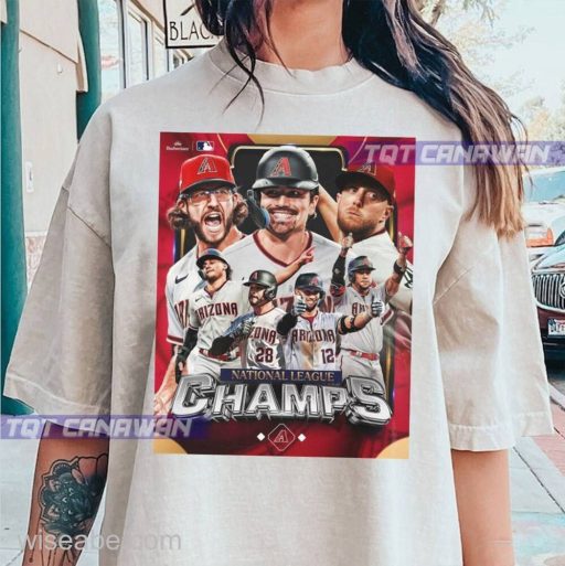 Wiseabe Arizona Diamondbacks National League Champs Baseball Poster Sweatshirt