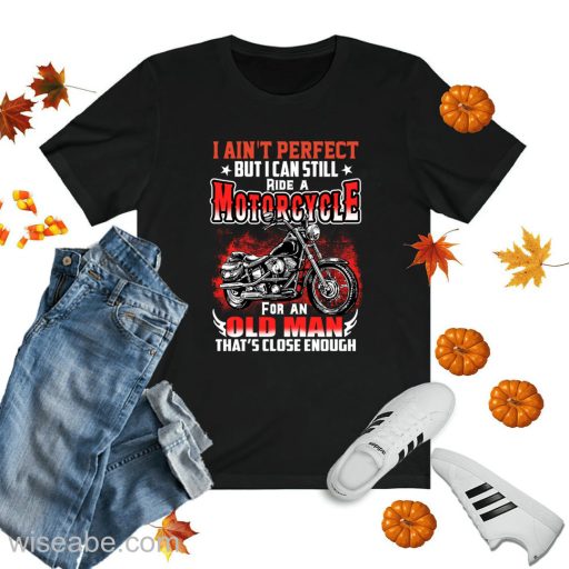 Wiseabe I Ain’t Perfect Motorcycle Designer Inspired Shirt Chanel Logo Fashion T-shirt