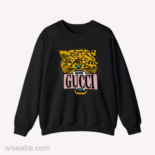 Wiseabe Gucci Stoke Lepad Tiger Sweater, Cheap Gucci Shirt