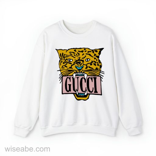 Wiseabe Gucci Stoke Lepad Tiger Sweater, Cheap Gucci Shirt