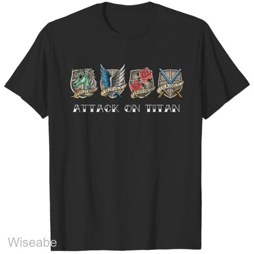 Legion attack on titan Logo T-shirt ,Attack On Titan merchandise