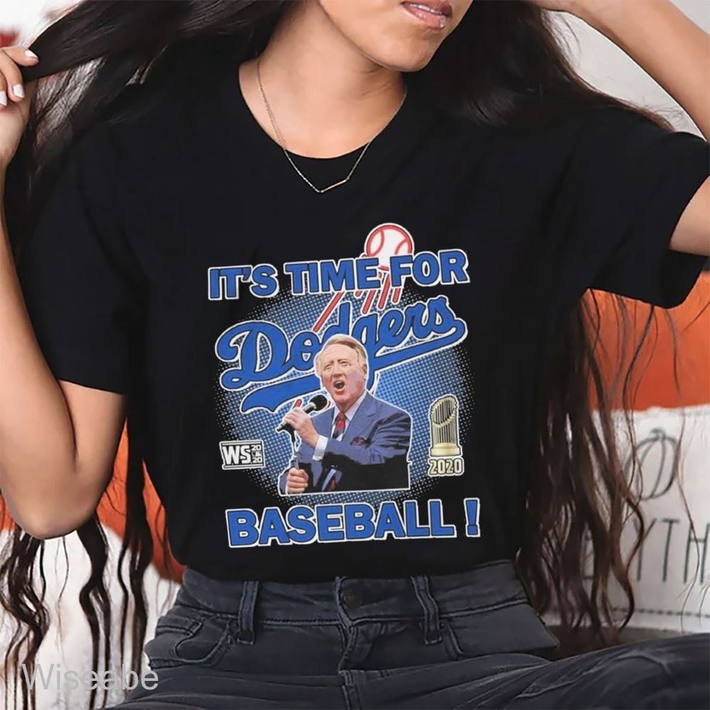 Rip Vin Scully It's Time For Dodgers Baseball Jersey For Men And Women