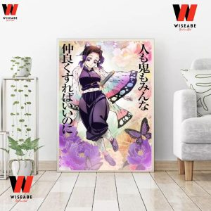 Hot Demon Slayer Hashira Training Arc Insect Hashira Shinobu Kocho Poster, Demon Slayer Poster