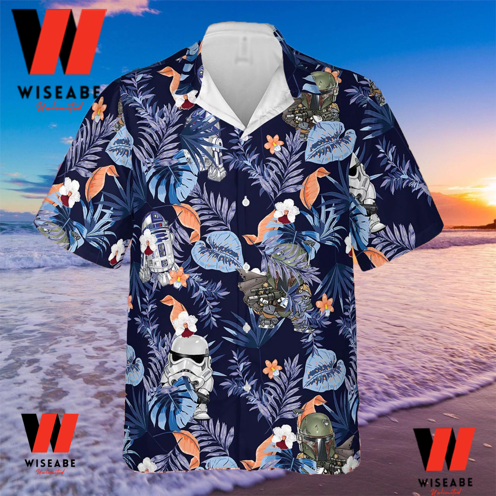 Stormtrooper Surfing Star Wars Hawaiian Shirt Summer Gift - Banantees