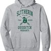 Slytherin Quidditch Team Seeker Green Logo Womens Harry Potter Hoodie, Harry Potter Merchandise