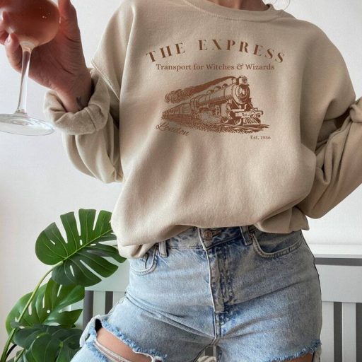 Vintage The Express Transport For Witches And Wizards Harry Potter Sweatshirt, Harry Potter Merchandise