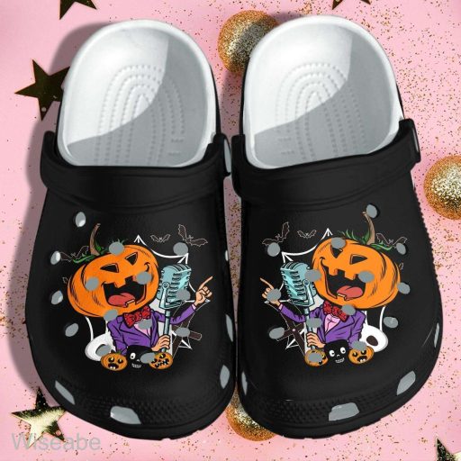 Pumpkin Rock Sings Halloween Crocs